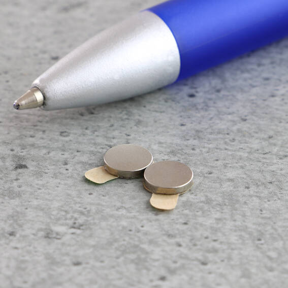 Neodymium Disc Magnet Self Adhesive 8 Mm X 3mm - N35 - Magnets Direct - View #6