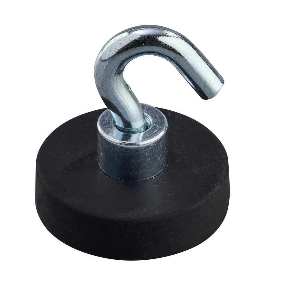 Rubber Coated Neodymium Magnet with Hook - 22 mm