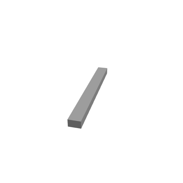 Neodymium Bar Magnet 80mm x 8mm x 5mm - N45
