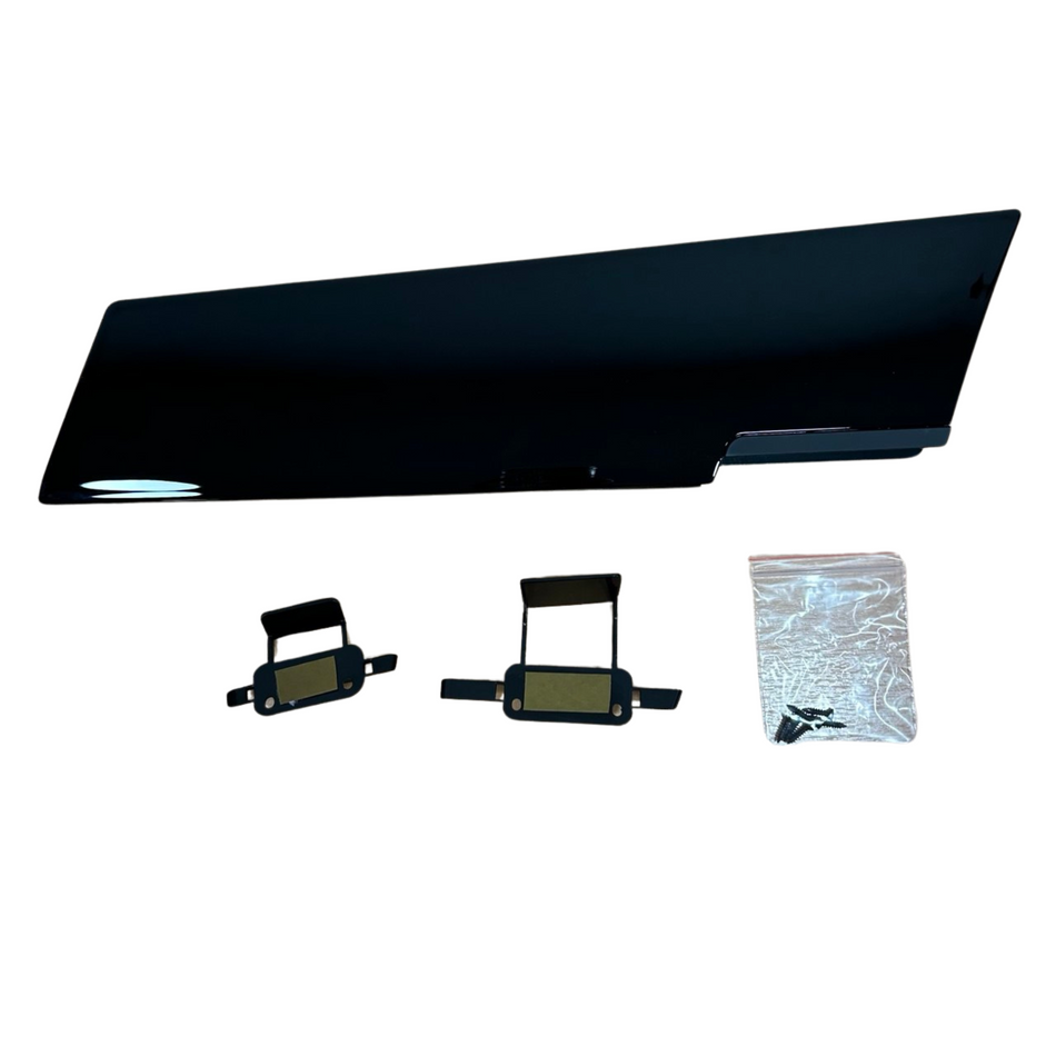 For VW T6.1 Glove Box Magnetic Lid Cover – Gloss Black Finish for Volkswagen Transporter Vans, Campervans