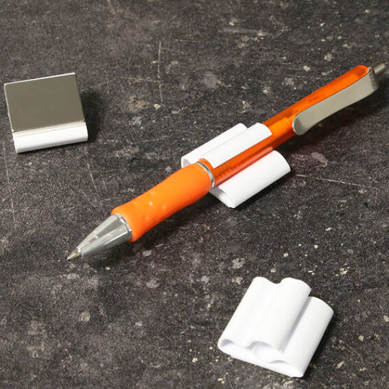 Magnetic Pen Holder White - 25 mm x 25 mm