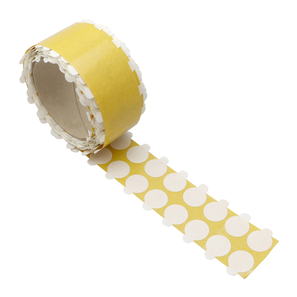 Double-sided adhesive discs PET, Permanent/Permanent