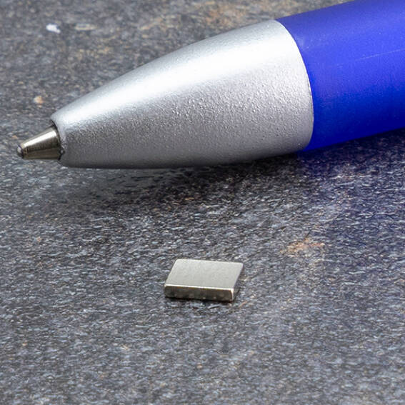 Neodymium Block Magnets 5mm x 4mm x 1mm High - N50