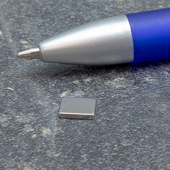Neodymium Block Magnets 7mm x 6mm x 1.2mm High - N50