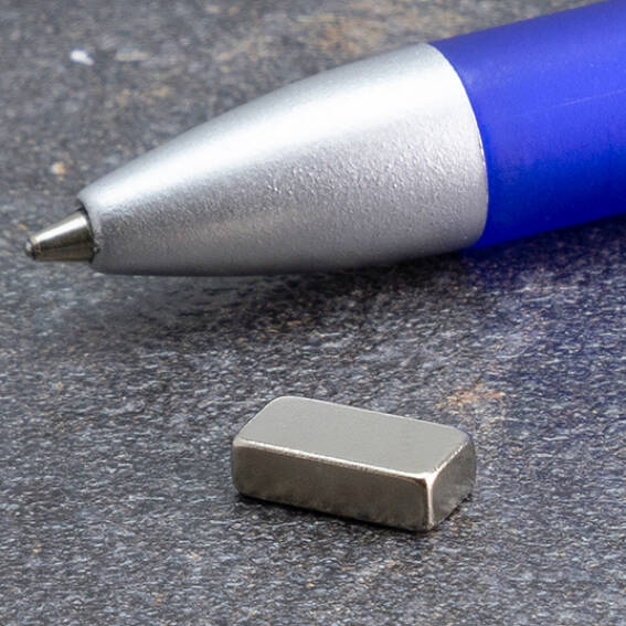 Neodymium Block Magnets 10mm x 5mm x 3mm High - N45