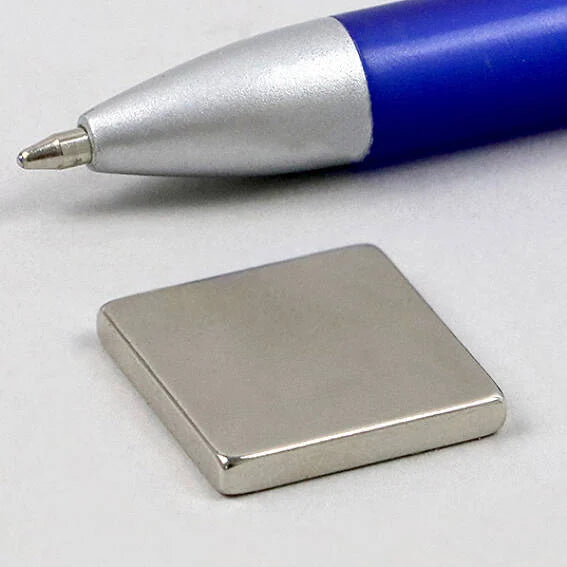 Neodymium Block Magnets 20mm x 20mm x 3mm High - N45