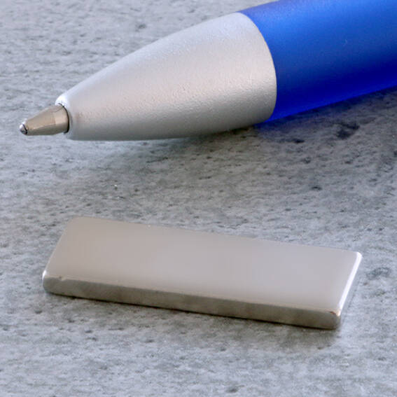 Neodymium Block Magnets 25mm x 10mm x 2mm High - N35