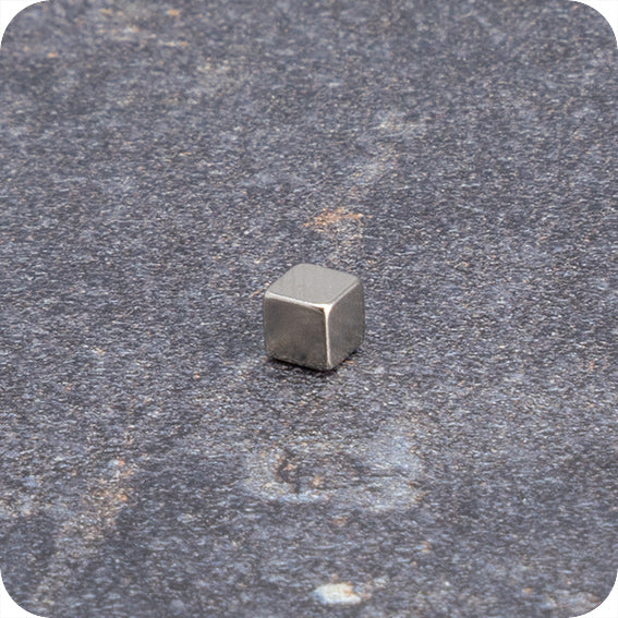 Neodymium Cube Magnet 4 mm - N42