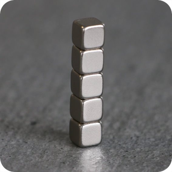 Neodymium Cube Magnet 5 mm - N42