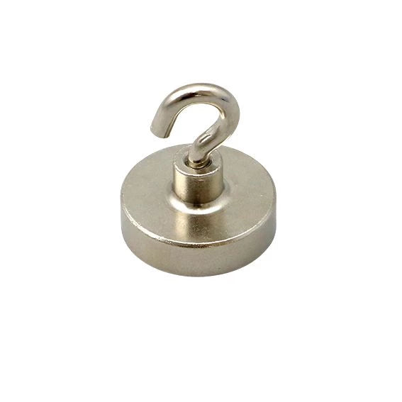 Neodymium N38 Hook Pot Magnet 25mm