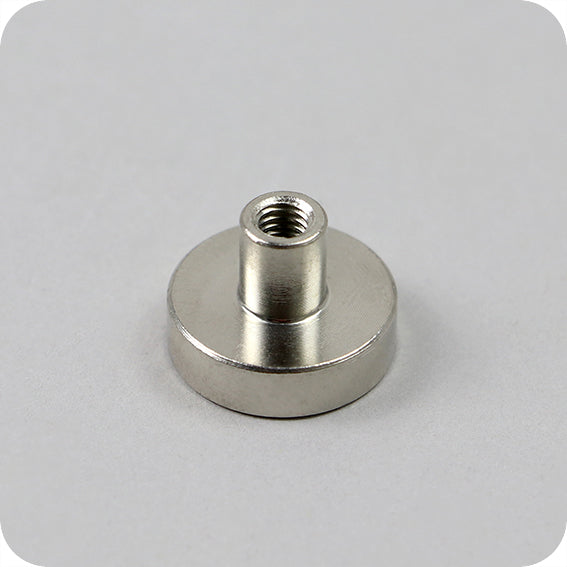 Neodymium N38 Pot Magnet Screw Socket 16mm